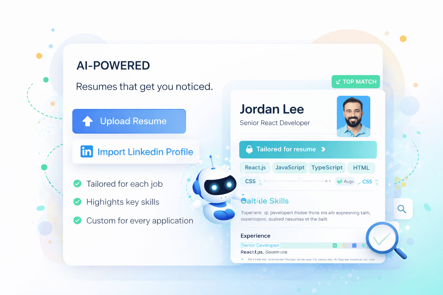 AI-powered resume builder